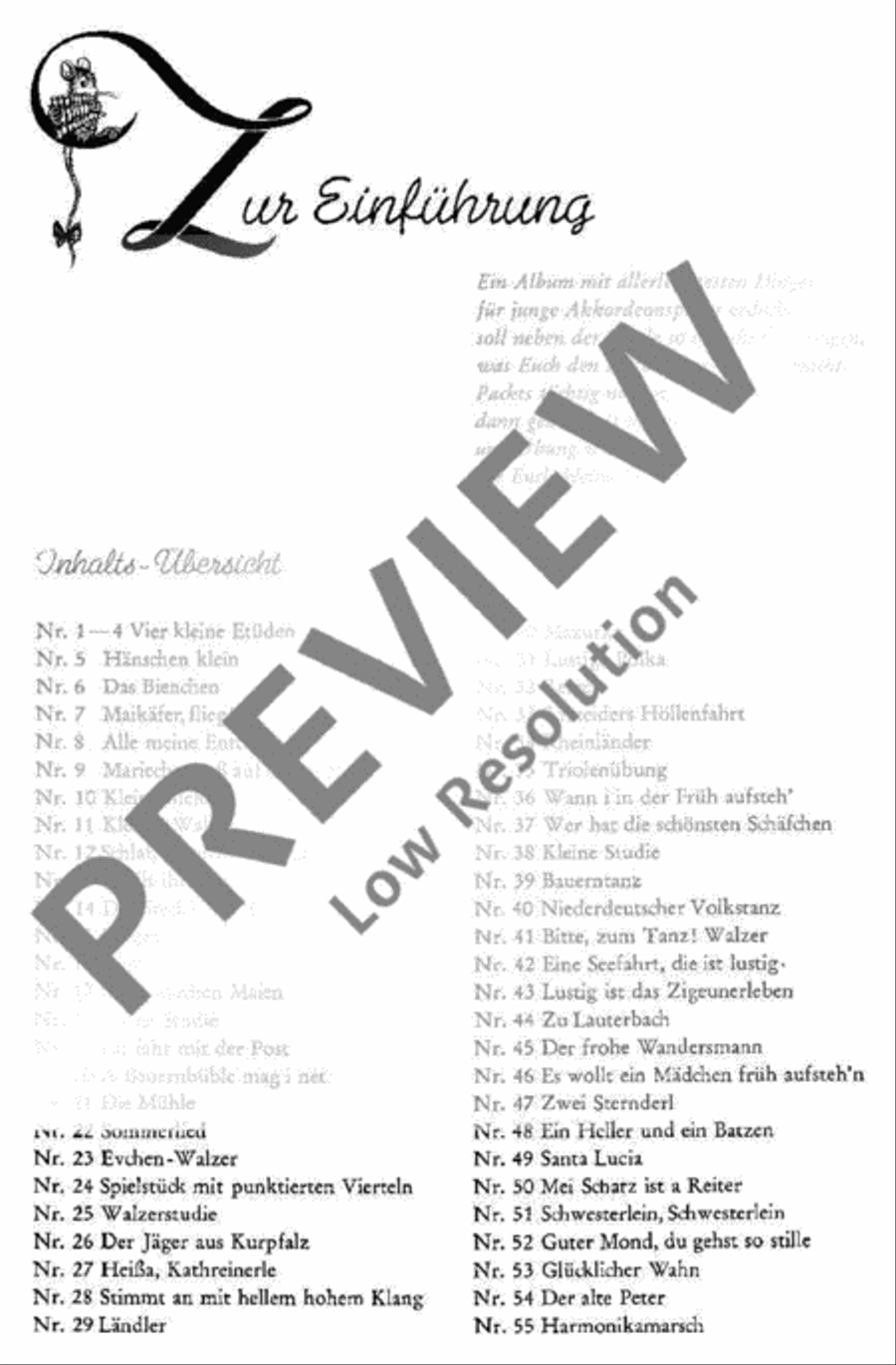 Für kleine Leute Accordion scores gallery preview page 3