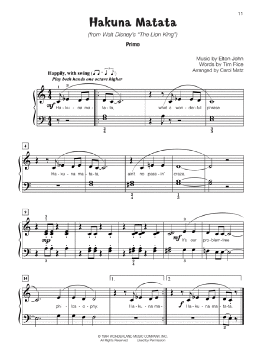 Famous & Fun Pop Duets, Book 4 Small Ensemble scores gallery preview page 8