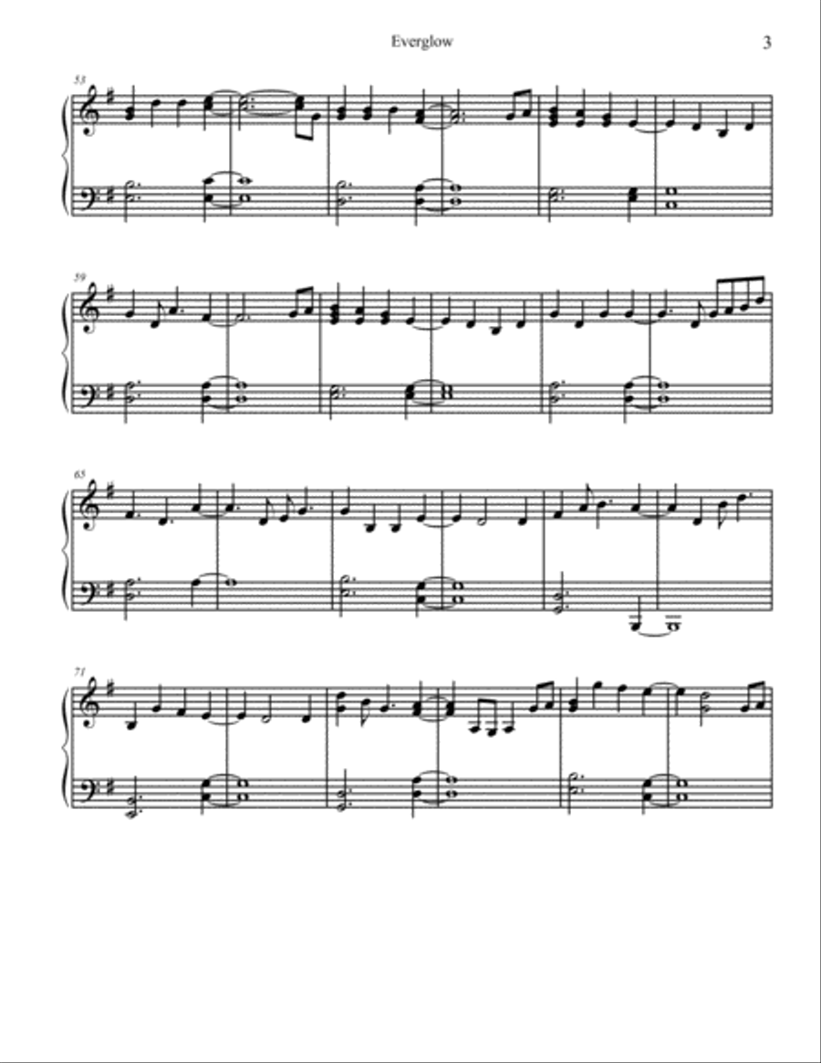 Everglow Everglow Small Ensemble scores gallery preview page 3
