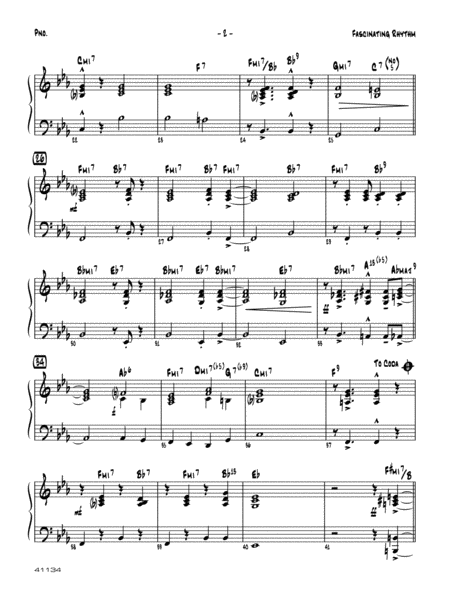 Fascinating Rhythm: Piano (High Key - Male)