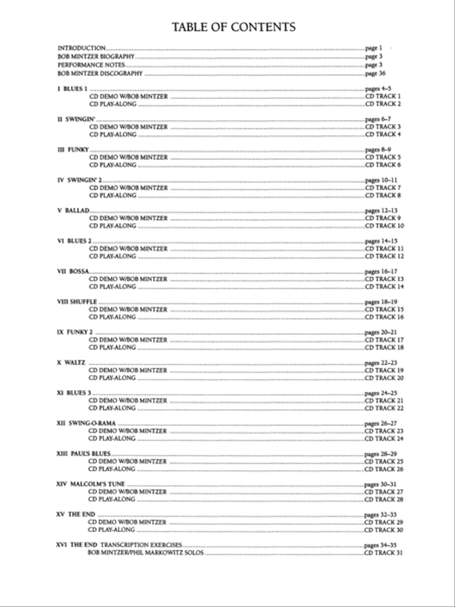 15 Easy Jazz, Blues & Funk Etudes E-Flat Instrument scores gallery preview page 6