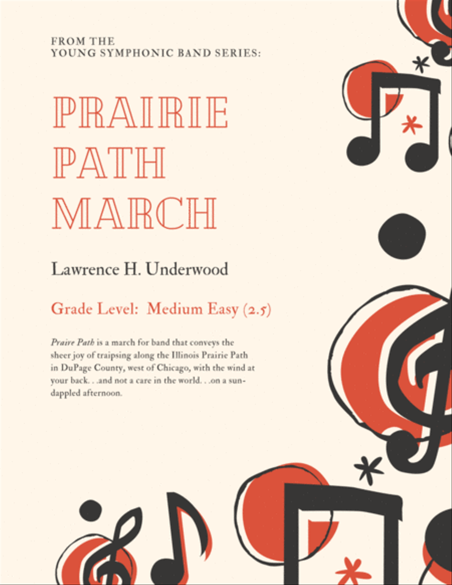 Prairie Path March Prairie Path March Concert Band scores gallery preview page 1