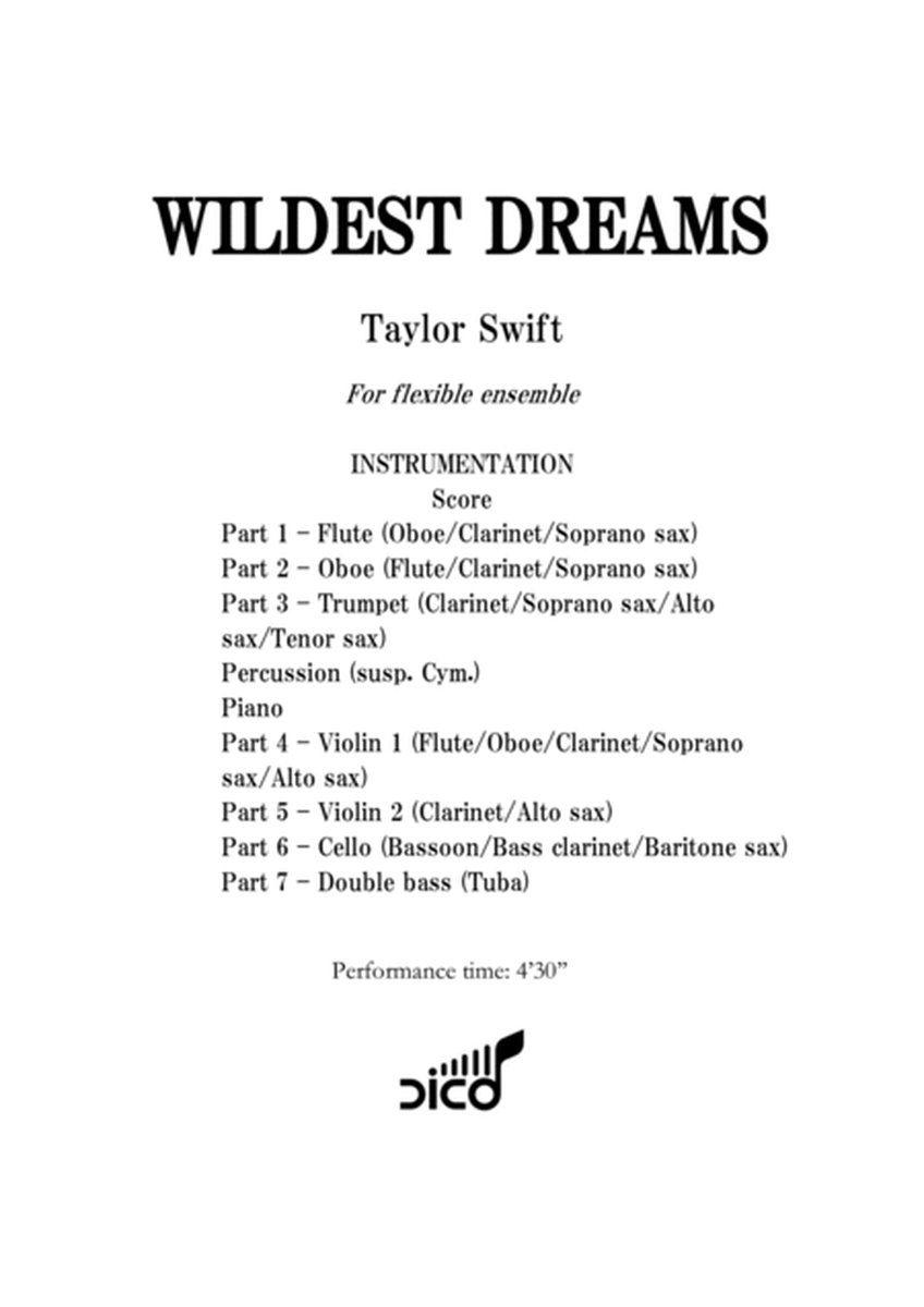Wildest Dreams - Score Only image number null