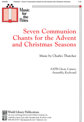 Book cover for Seven Communion Chants for the Advent and Christmas Seasons