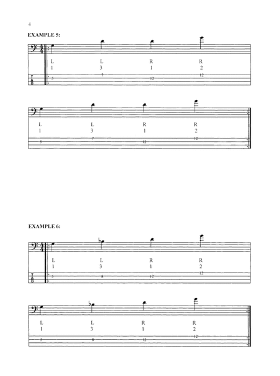 50 Two-Hand Tapping Workouts for Electric Bass Bass Guitar scores gallery preview page 5