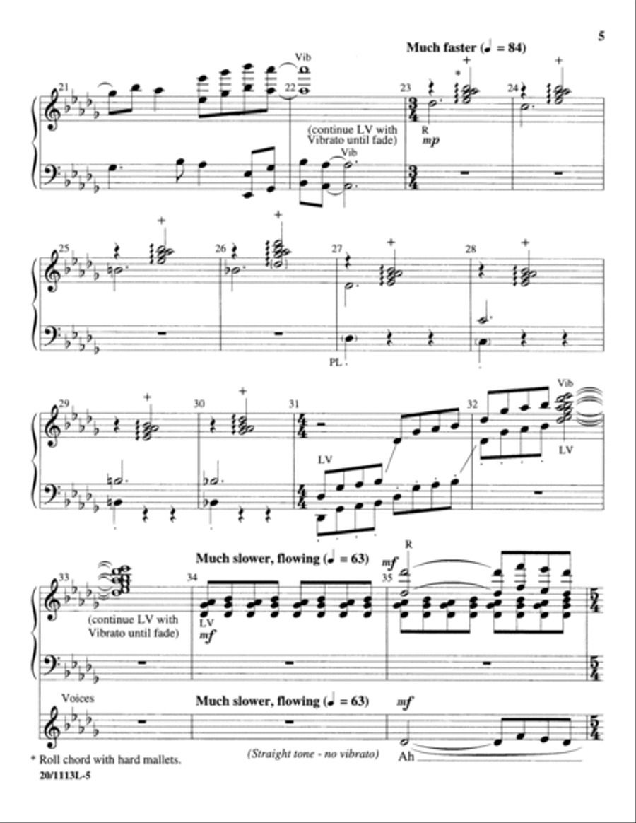 Dance of the Western Sky Unison Choir scores gallery preview page 5