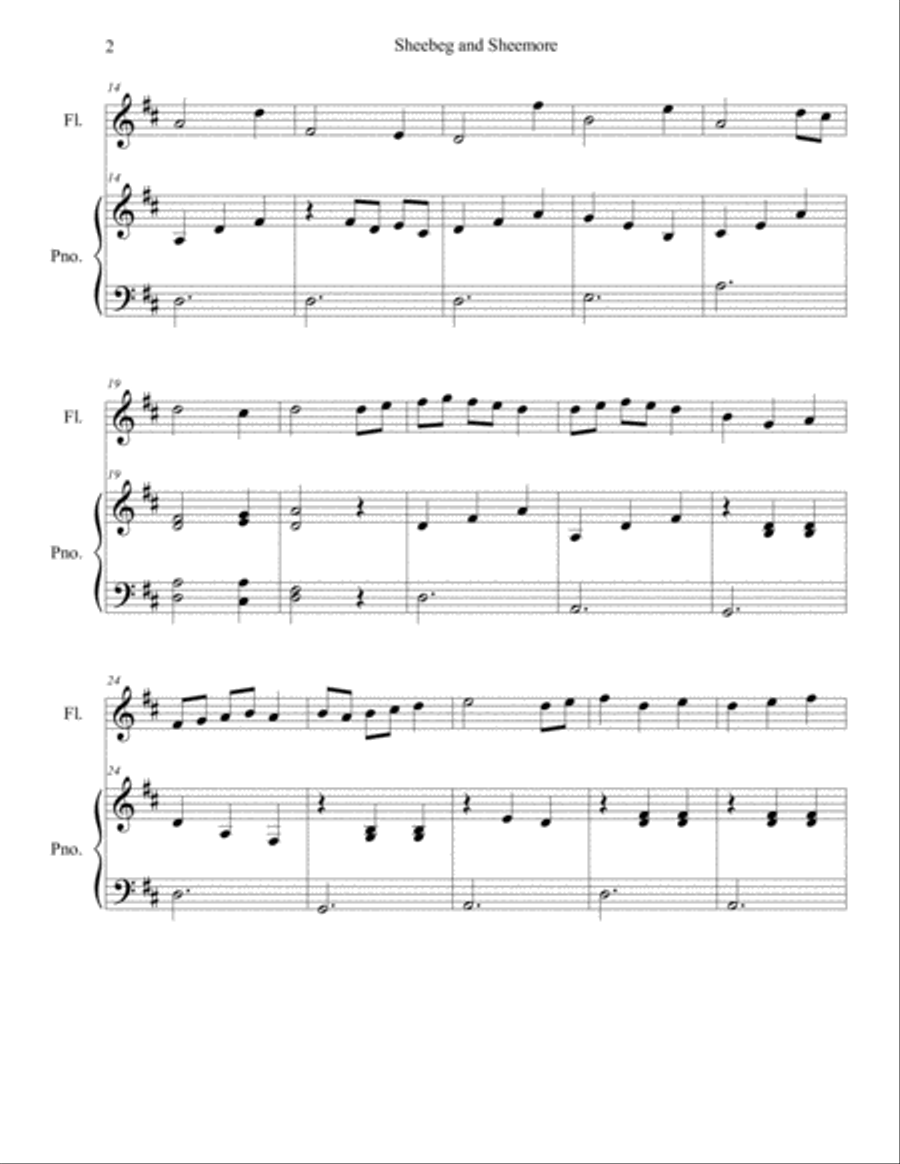 Sheebeg and Sheeemore Sheebeg and Sheeemore Small Ensemble scores gallery preview page 2