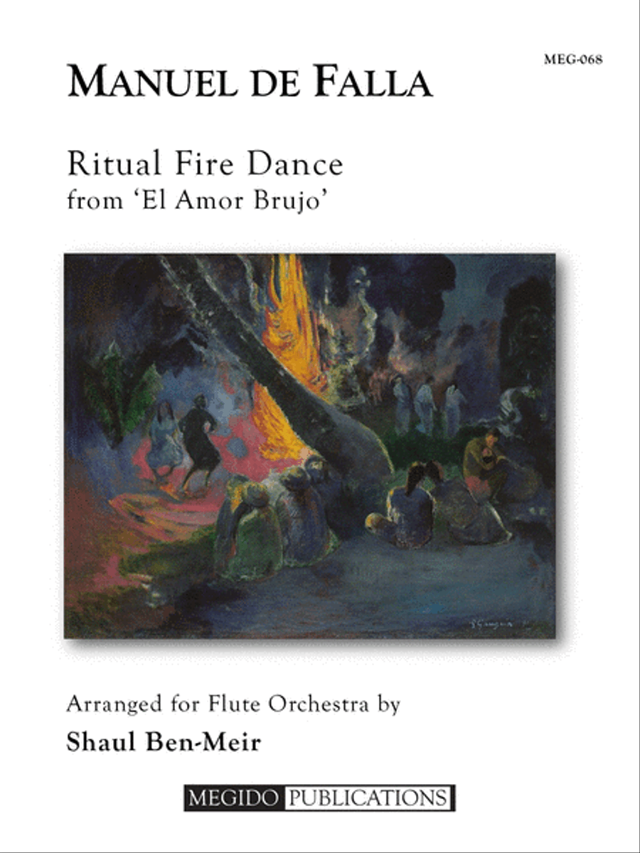 Ritual Fire Dance from El Amor Brujo for Flute Orchestra Flute Choir scores gallery preview page 1