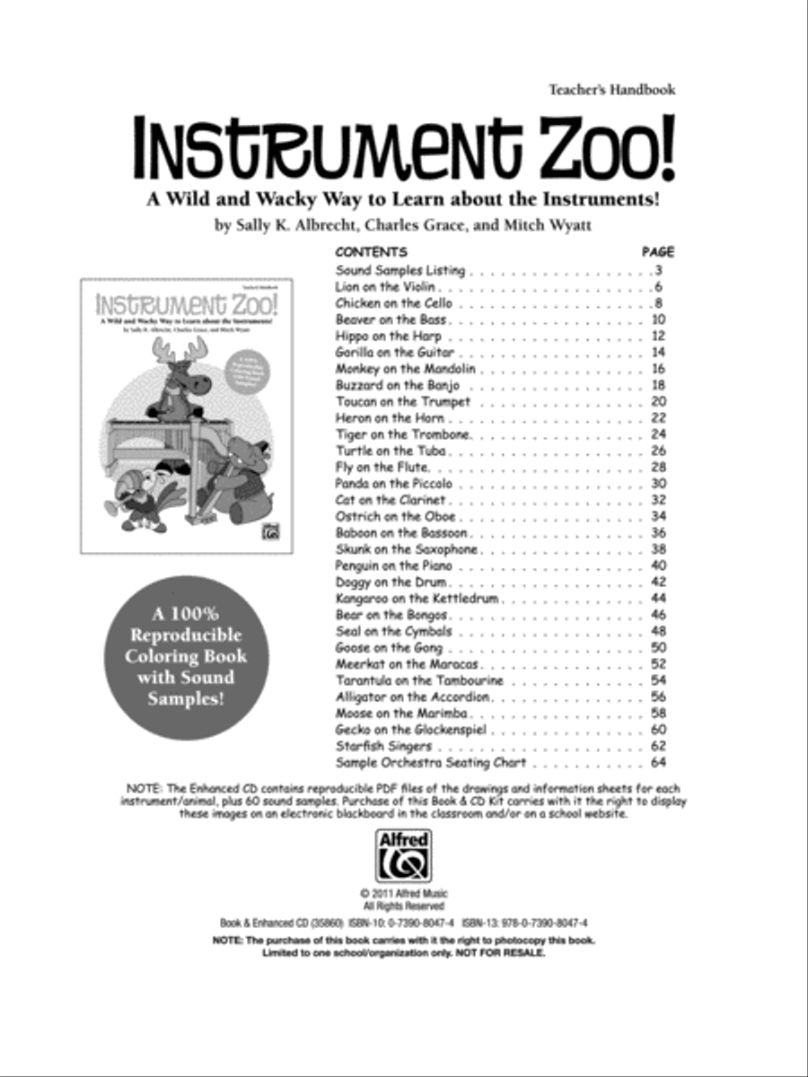 Instrument Zoo! Instrument Zoo! CD scores gallery preview page 2