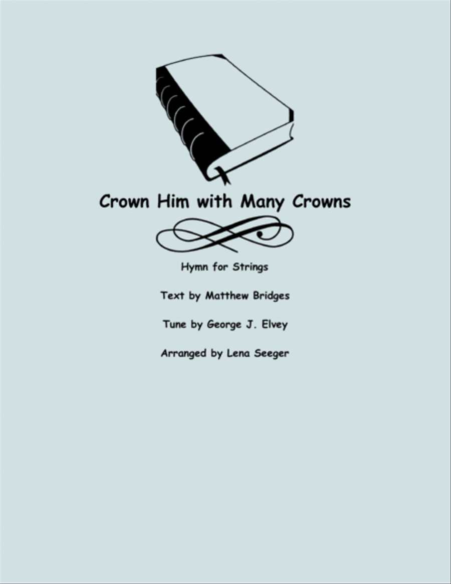 Crown Him with Many Crowns String Quartet scores gallery preview page 1