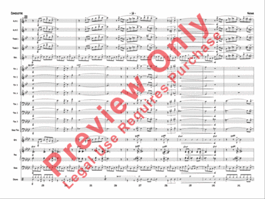 Naima Jazz Ensemble scores gallery preview page 43