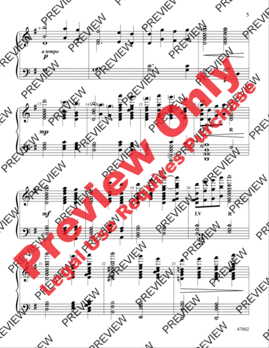 Brightest and Best of the Stars Handbell Choir scores gallery preview page 4