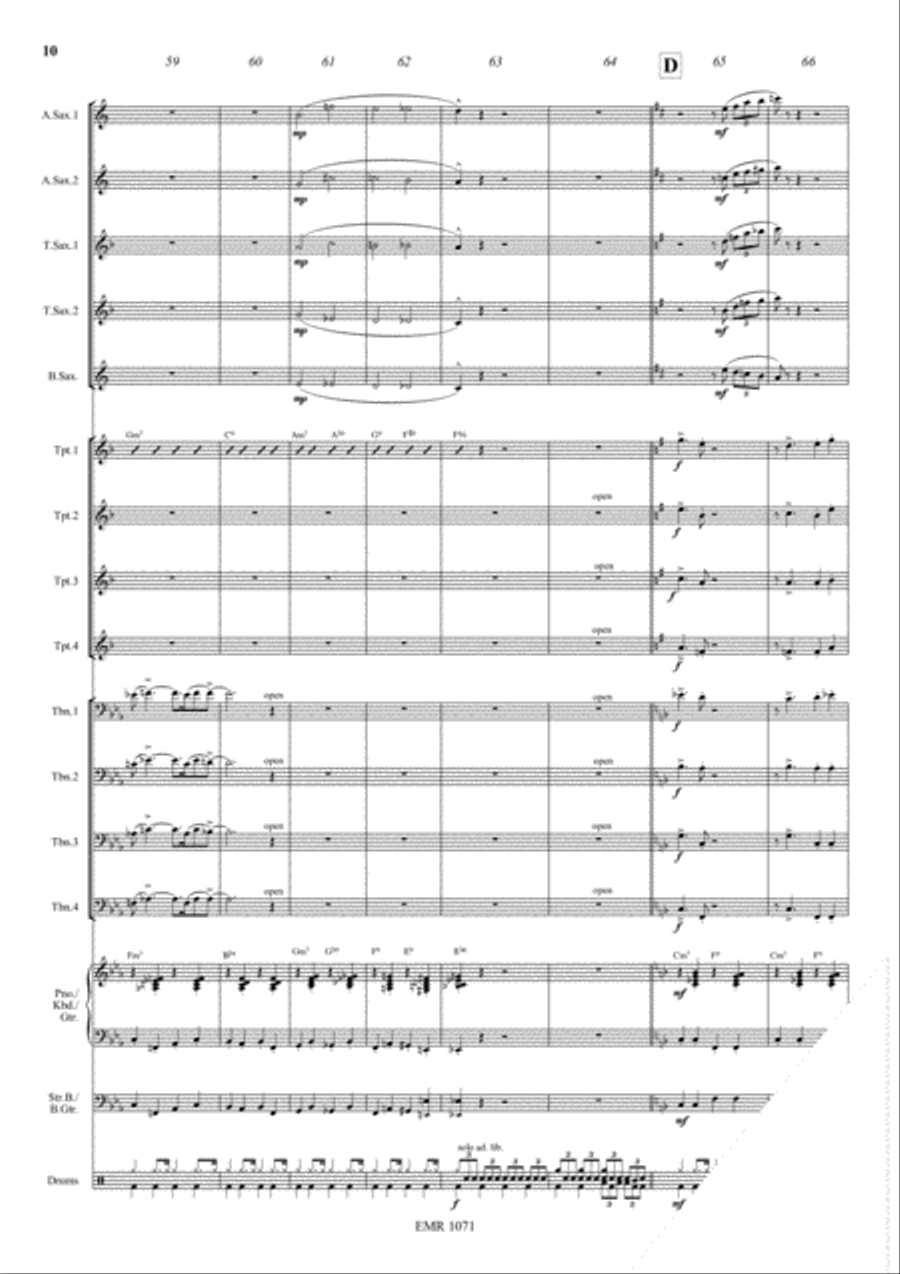 Club Sandwich Big Band scores gallery preview page 11