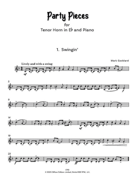 Party Pieces for Horn & Piano