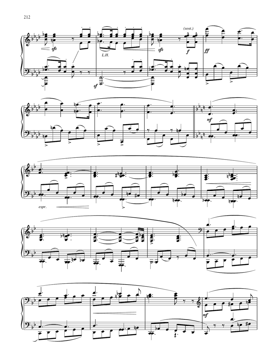 Soaring (Aufschwung), Op. 12, No. 2 Piano Solo scores gallery preview page 4