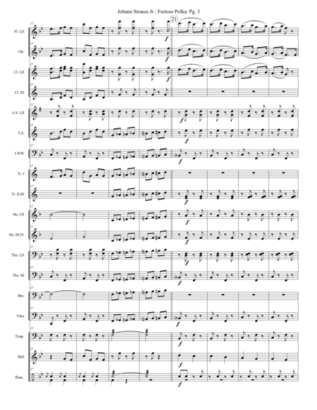 Furioso Polka - Extra Score