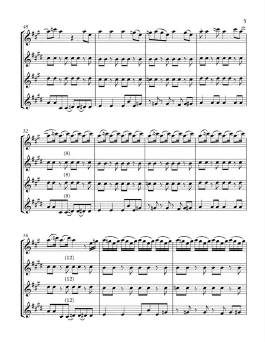 Free Bird Free Bird Small Ensemble scores gallery preview page 5
