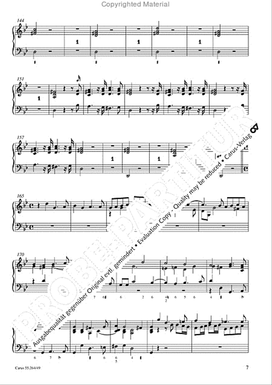 Israel in Egypt - Part I Organ scores gallery preview page 10