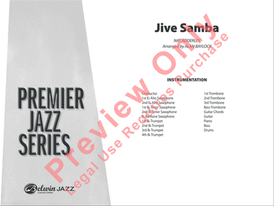 Jive Samba Jazz Ensemble scores gallery preview page 2