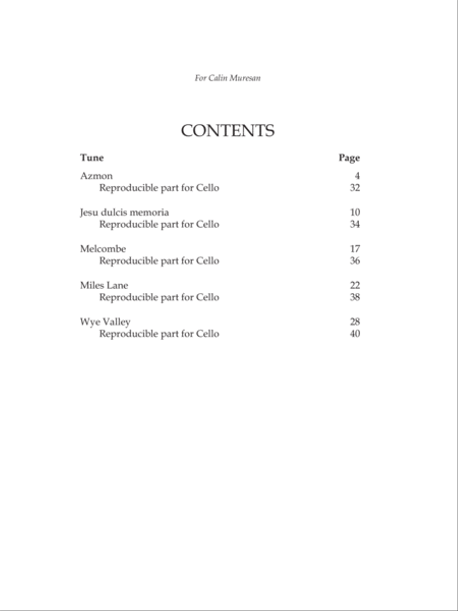 Five Preludes for Cello and Organ Organ Accompaniment scores gallery preview page 2