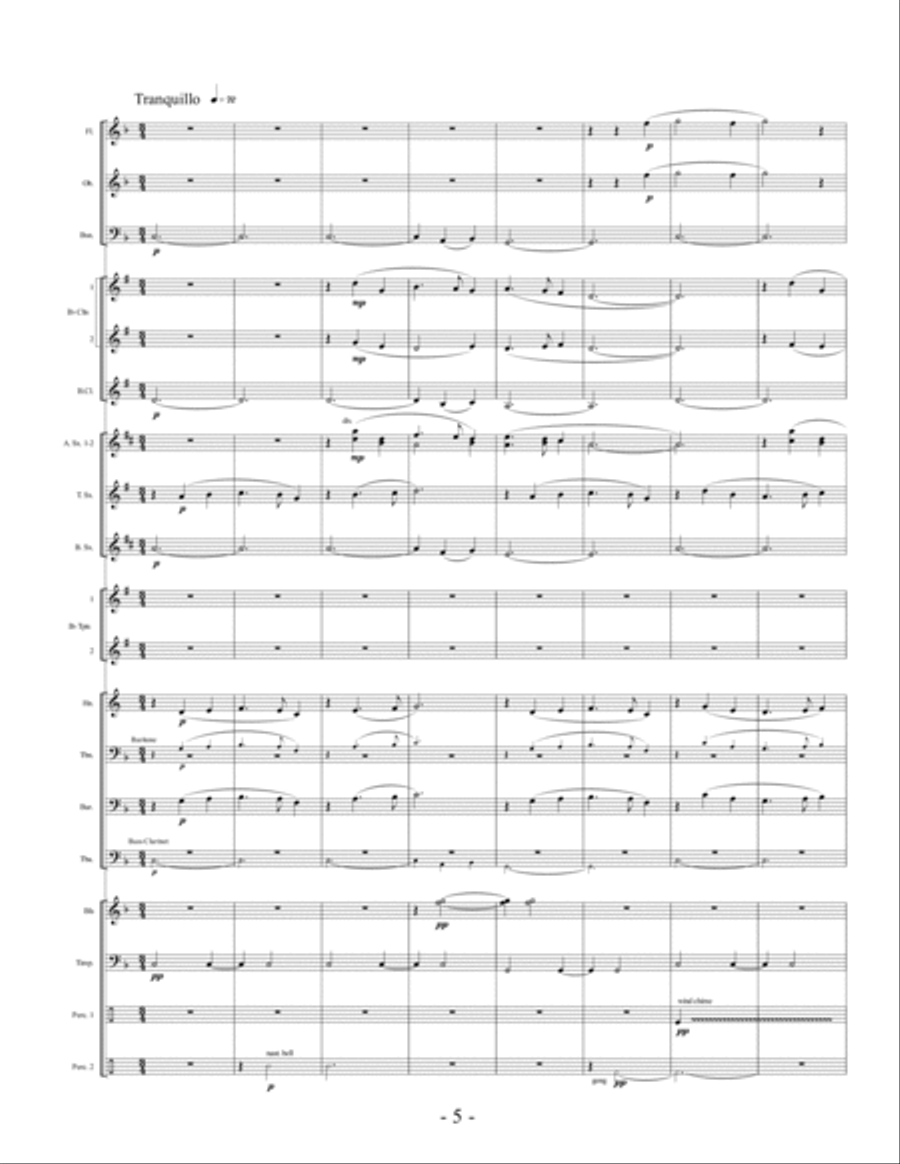 Harbor Ridge Panorama Concert Band scores gallery preview page 5