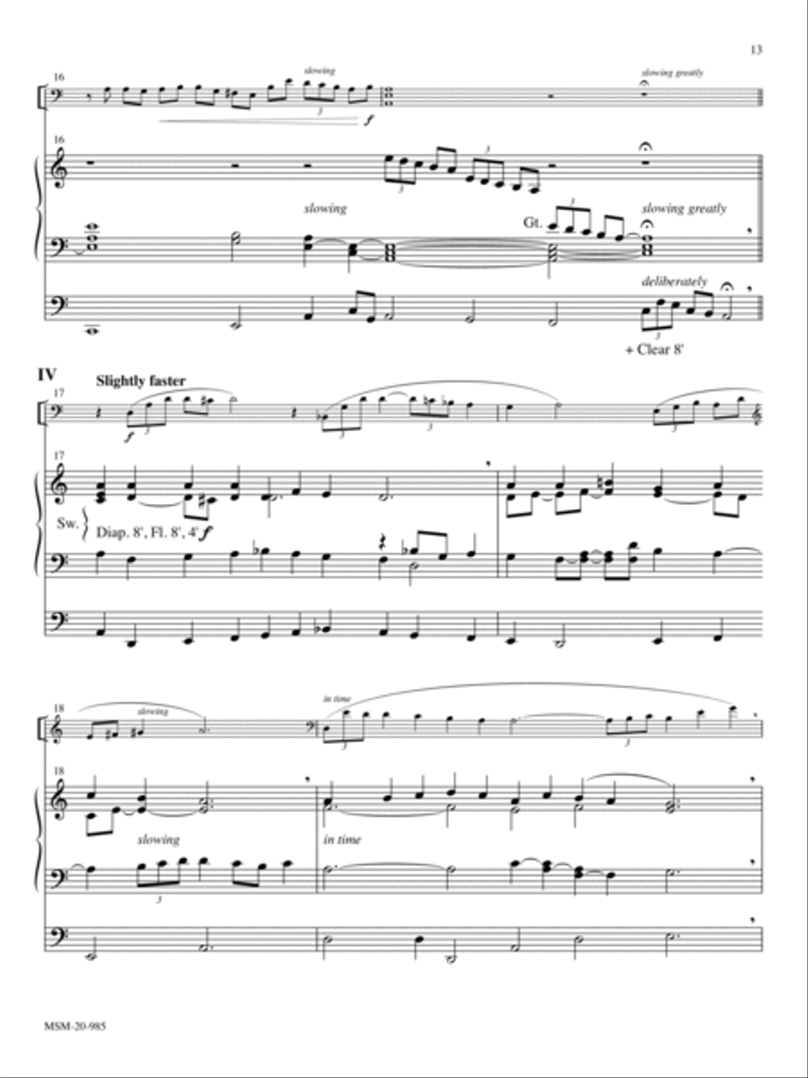 Jesu dulcis memoria Organ scores gallery preview page 4
