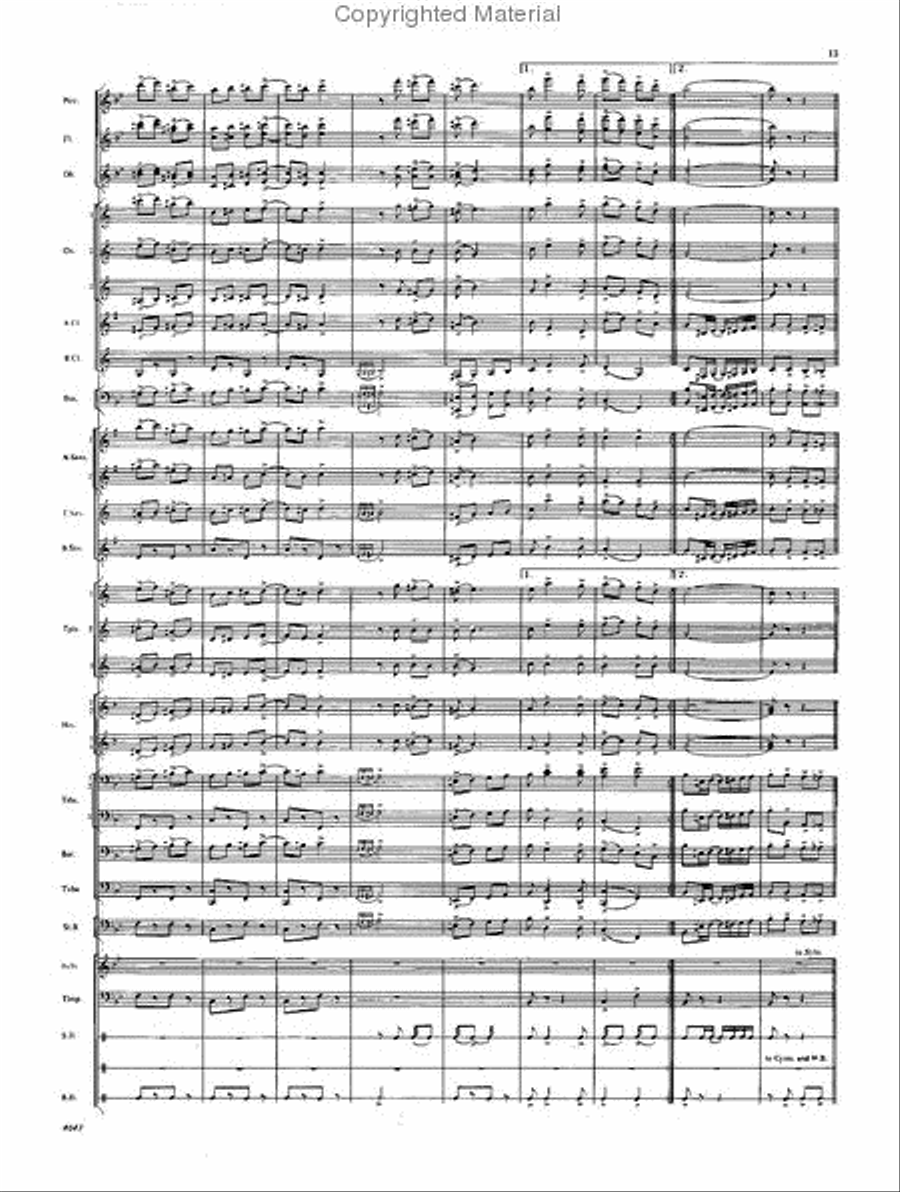 Broadway One Step Concert Band scores gallery preview page 12