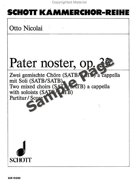 Pater Noster, Op. 33