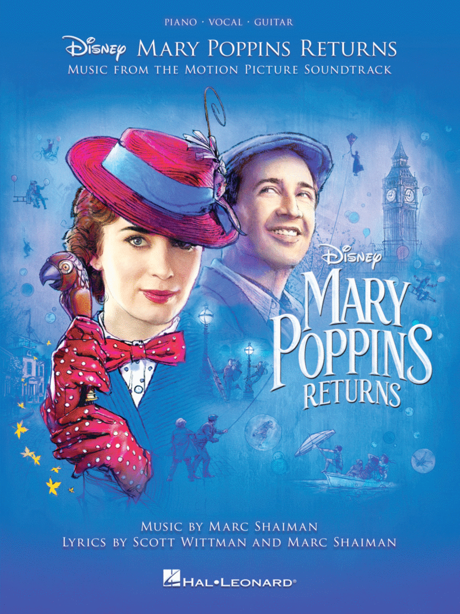 Mary Poppins Returns Piano, Vocal, Guitar scores gallery preview page 1
