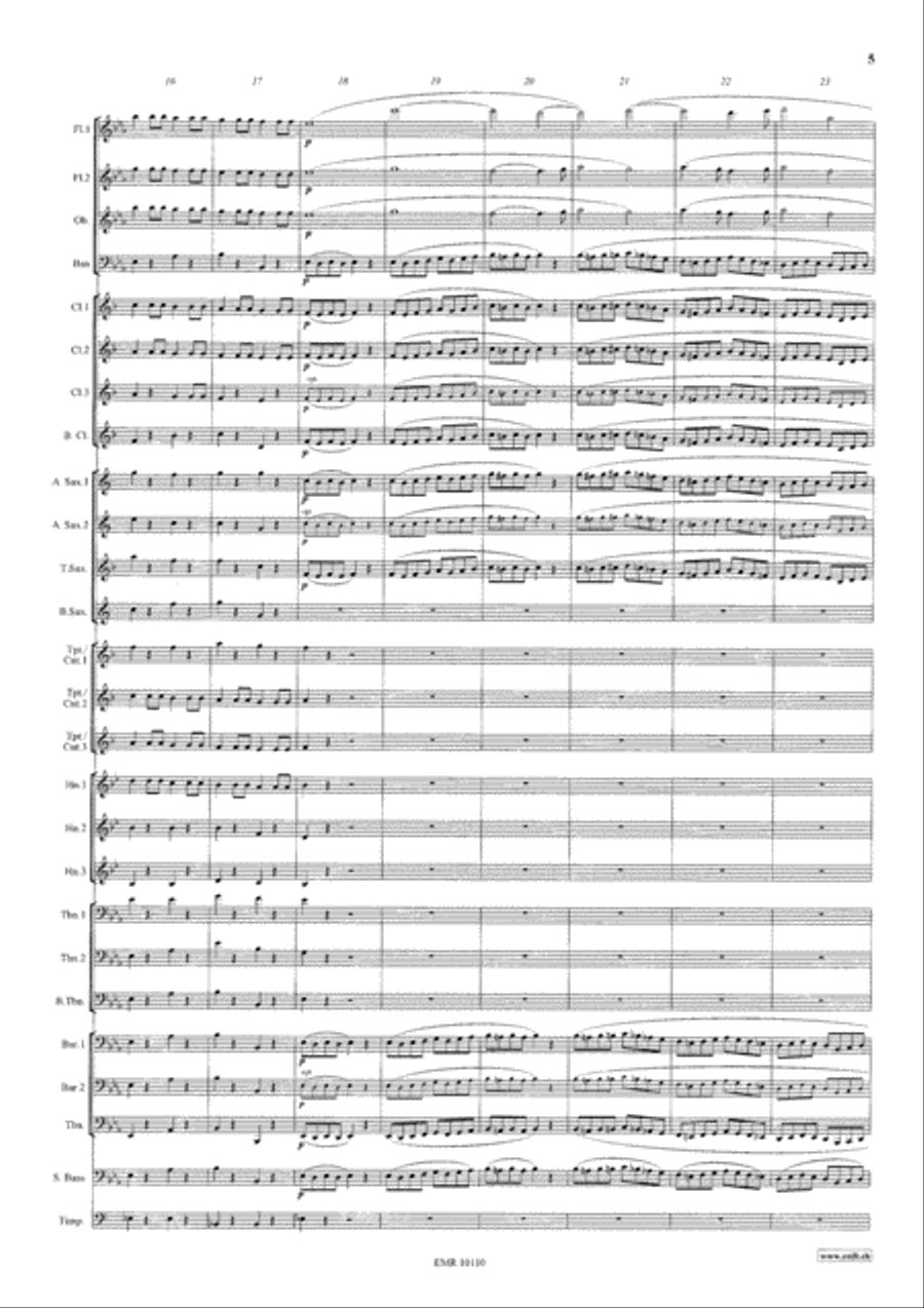 The Marriage Of Figaro Concert Band scores gallery preview page 6