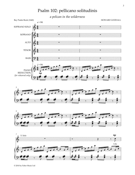 Psalm 102: pellicano solitudinis (Pelican In The Wilderness) (Downloadable Choral Score)