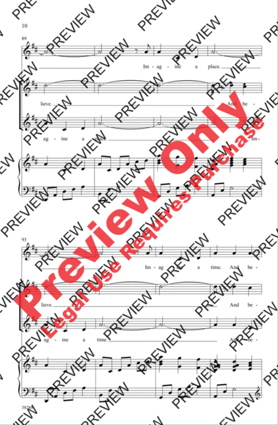 Imagine a World - SoundTrax CD (CD only) Choir scores gallery preview page 10