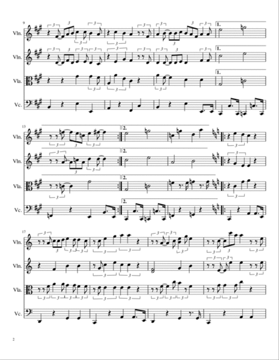 This Will Be String Quartet scores gallery preview page 2