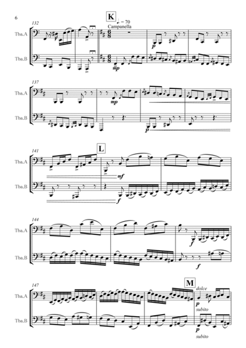 "La Tuba di Paganini" for Tuba Duo