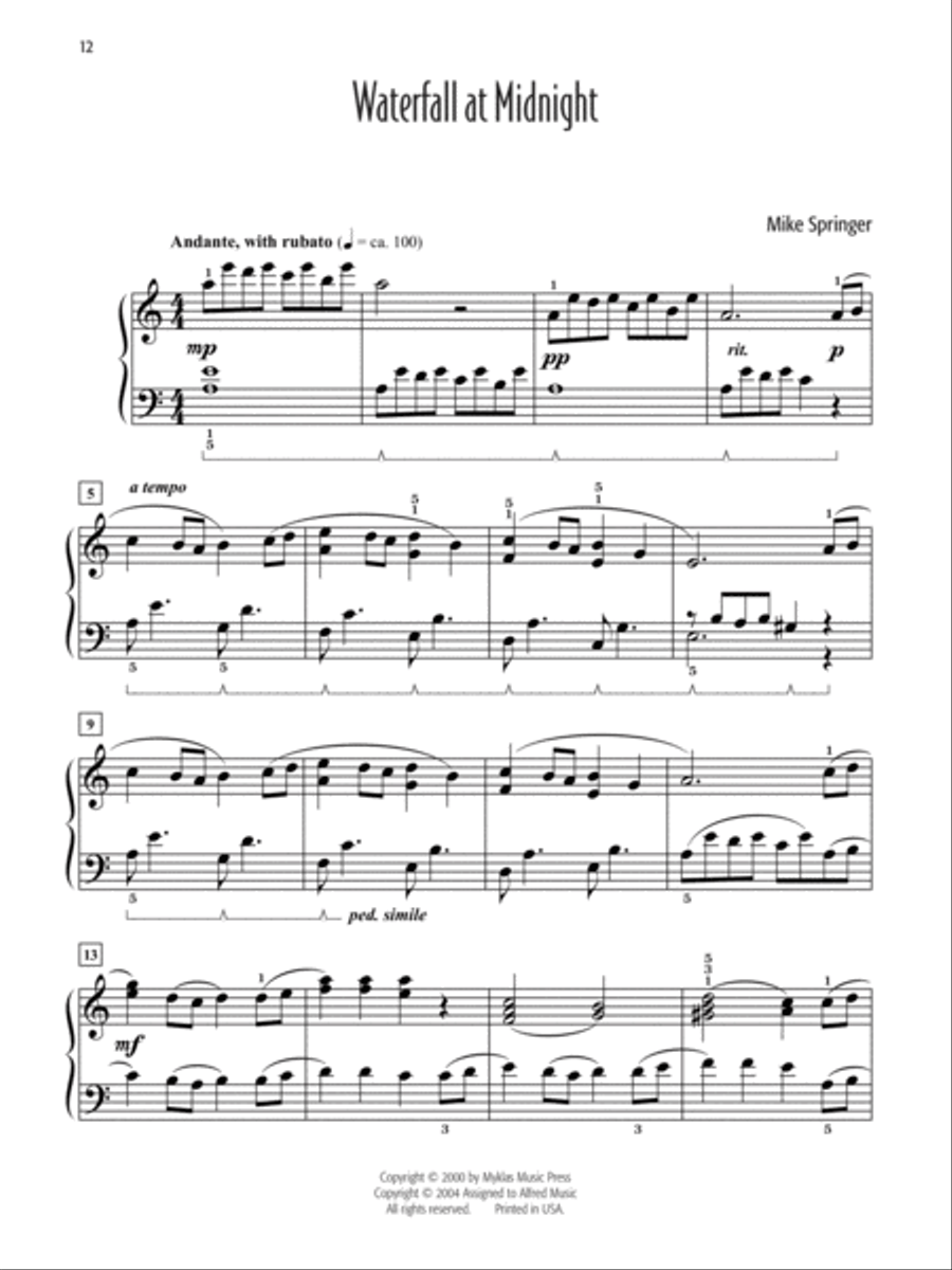 Mike Springer's Favorite Solos 1-3 (Value Pack) Easy Piano scores gallery preview page 15