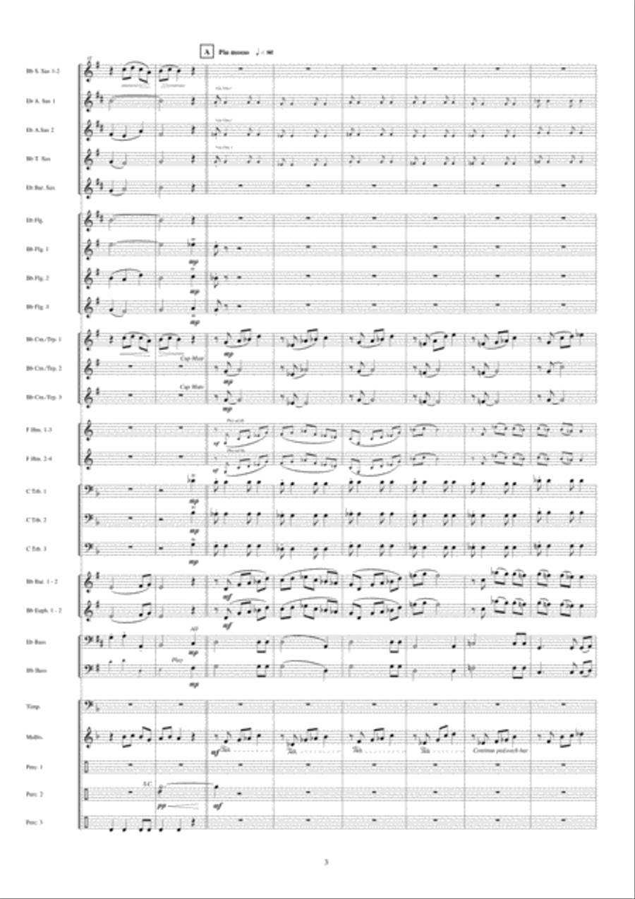 Jericho Fanfare Band scores gallery preview page 4