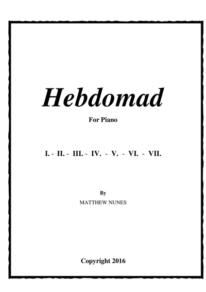 Hebdomad for Piano image number null