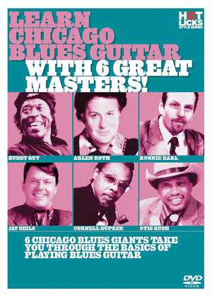 Book cover for Learn Chicago Blues Guitar with 6 Great Masters!