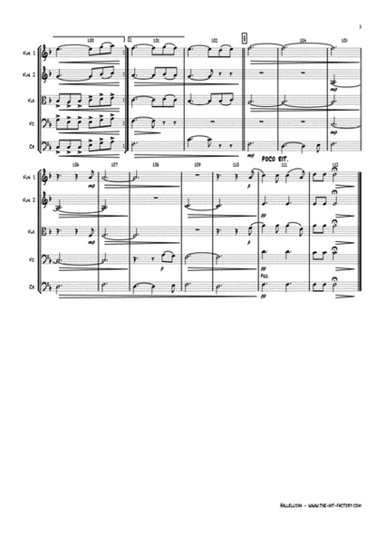 Hallelujah by Leonard Cohen String Quartet - Digital Sheet Music