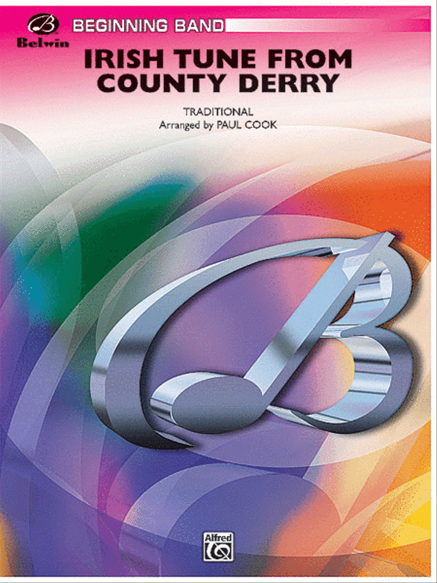 Irish Tune from County Derry Concert Band scores gallery preview page 1