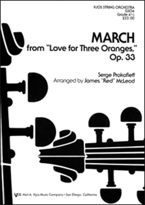 March From Love For Three Oranges - Score