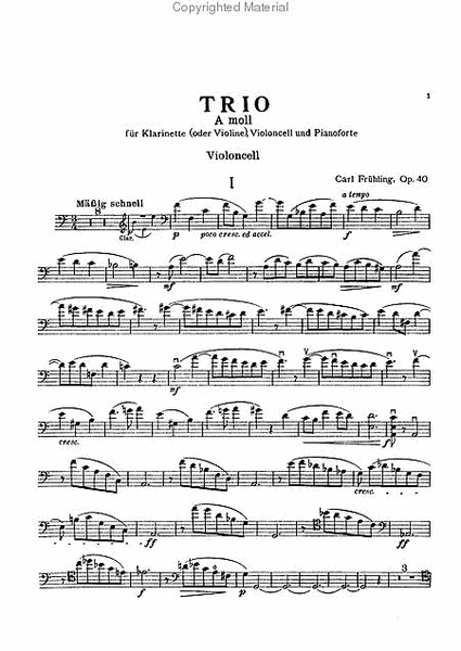 Trio, Op. 40 image number null