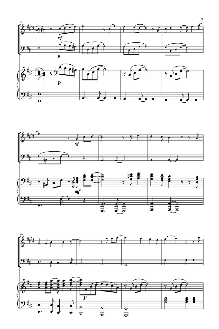 Mary, Did You Know? Soprano Saxophone scores gallery preview page 3