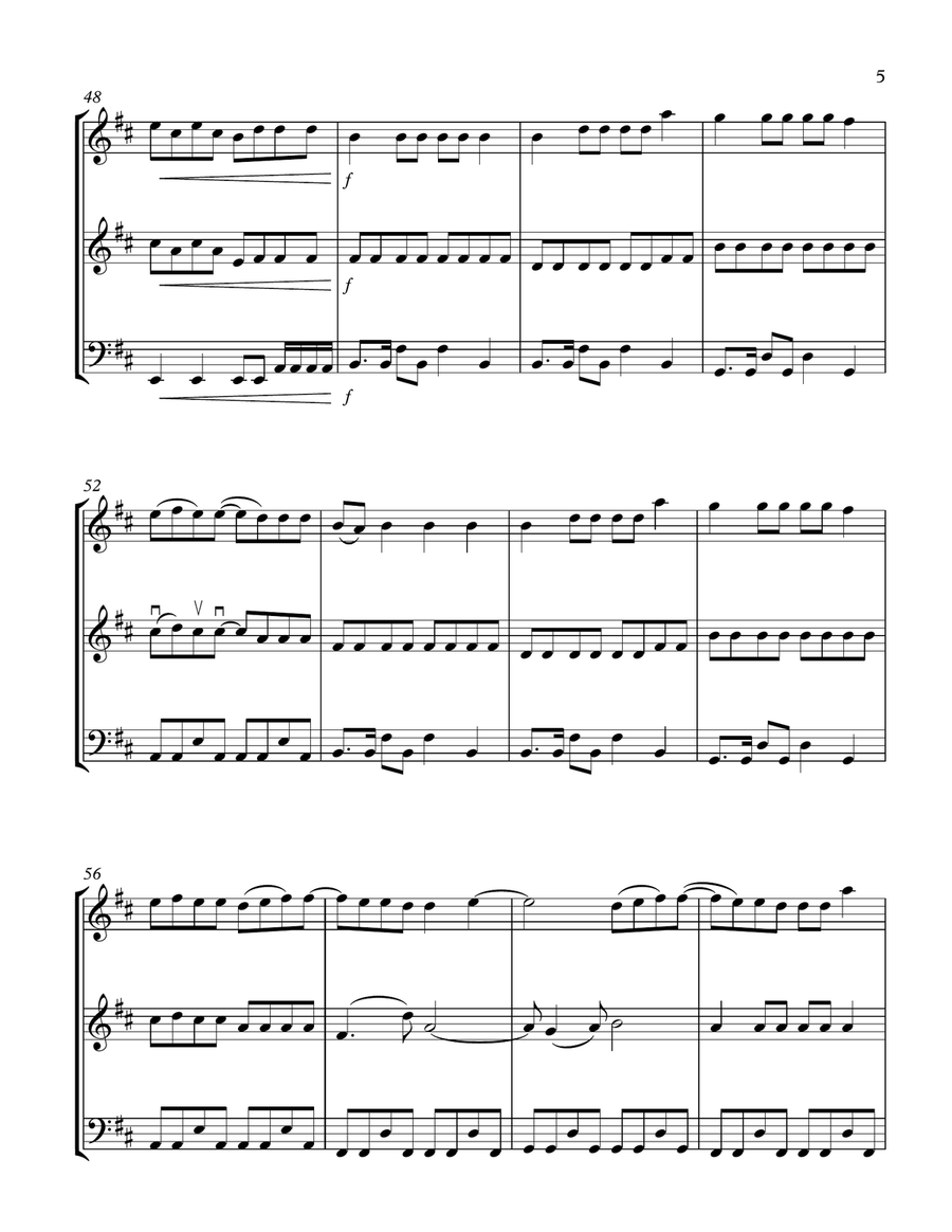 All Of The Lights String Trio scores gallery preview page 5