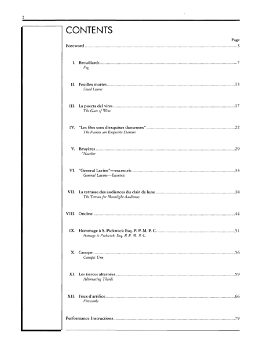 Debussy -- Preludes, Book 2 Piano Solo scores gallery preview page 2