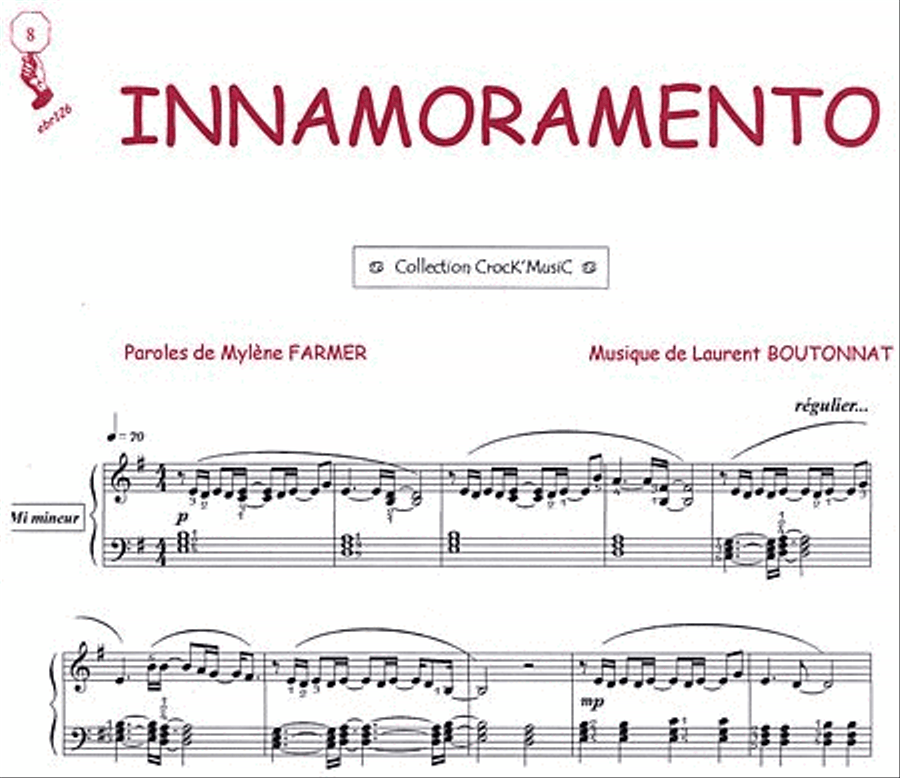 Innamoramento (Collection CrocK'MusiC) Piano Solo scores gallery preview page 1