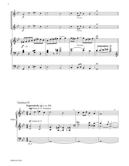 Fanfare and Variations on Noël Nouvelet image number null