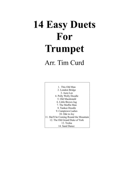 14 Easy Duets For Trumpet image number null