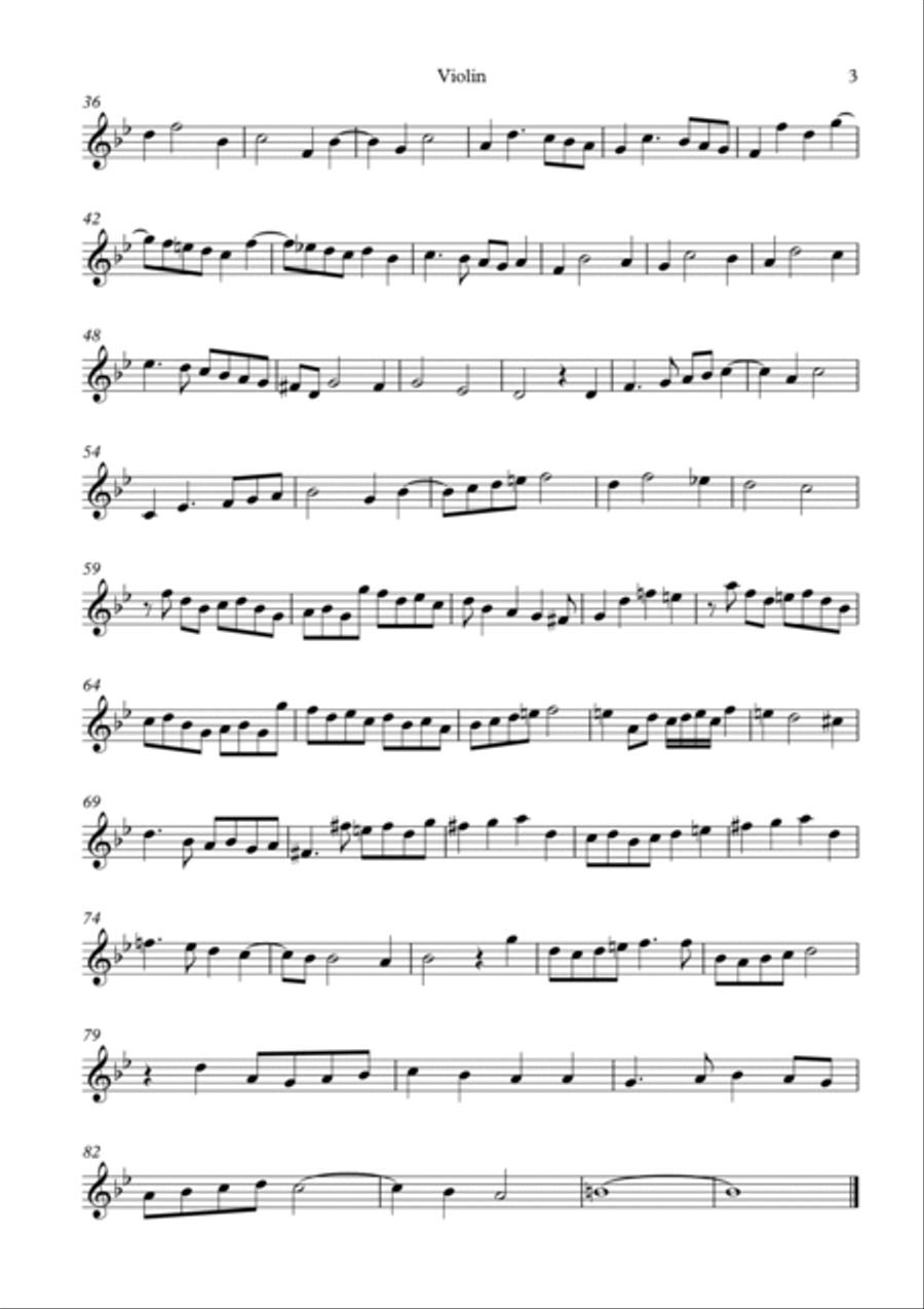 Fantasies 1-3 by Orlando Gibbons arranged for string trio Small Ensemble scores gallery preview page 4