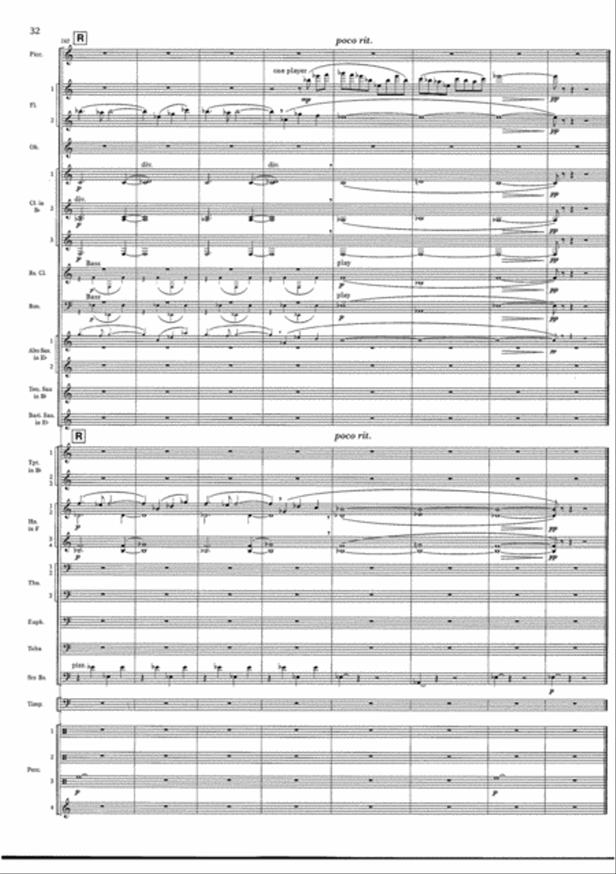 Cry of the Last Unicorn Concert Band scores gallery preview page 32